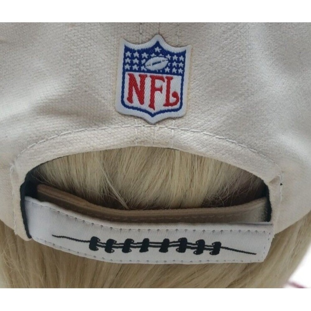 NFL Pittsburgh Steelers Football 2001 AFC Champs Adjustable Hat‎ Men's Beige - Picture 5 of 6